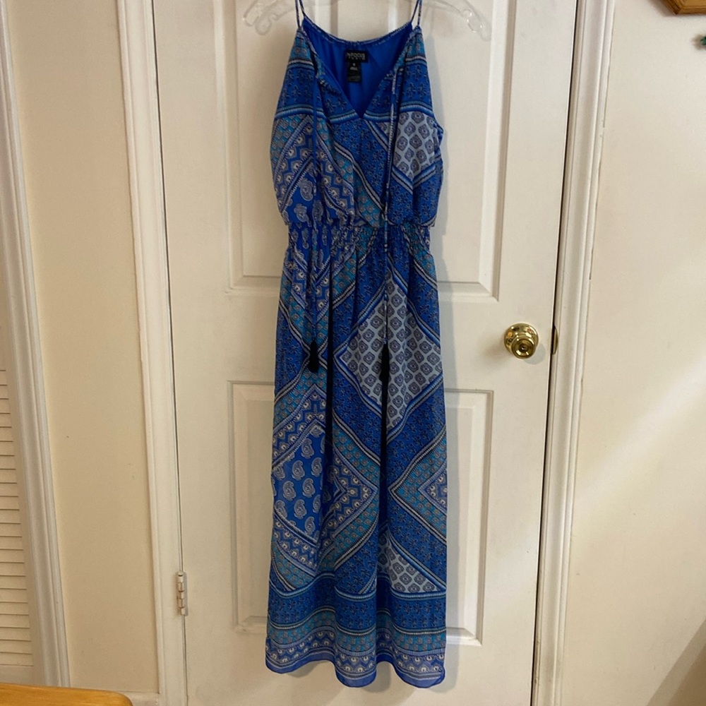 Long blue dress by Enforcus Studio